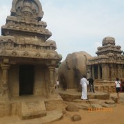 Мамалапурам. Храм, высеченный в скале