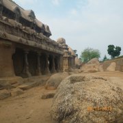 Мамалапурам. Храм, высеченный в скале