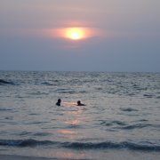 Закат солнца на море